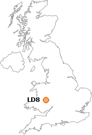 map showing location of LD8
