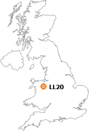 map showing location of LL20