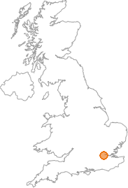 map showing location of London Bridge, Greater London