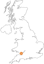 map showing location of Lower Penarth, Vale of Glamorgan