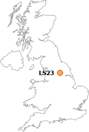 map showing location of LS23