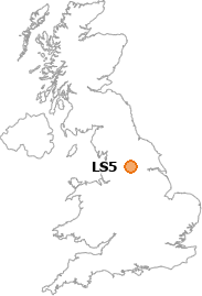 map showing location of LS5
