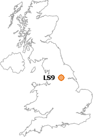 map showing location of LS9