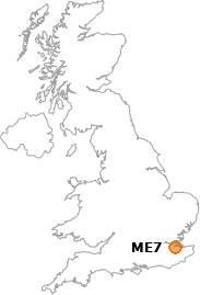 map showing location of ME7