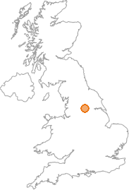 map showing location of Middleton, West Yorkshire