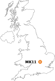 map showing location of MK11