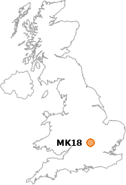 map showing location of MK18