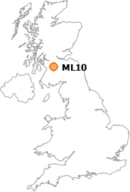 map showing location of ML10