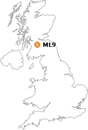 map showing location of ML9