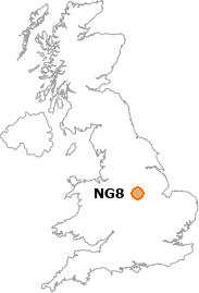 map showing location of NG8
