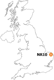 map showing location of NR10
