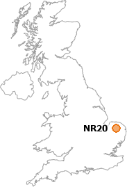 map showing location of NR20
