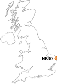 map showing location of NR30