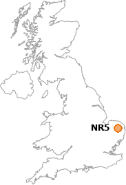 map showing location of NR5