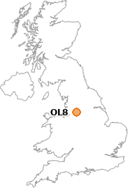map showing location of OL8