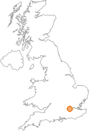 map showing location of Osterley, Greater London