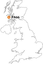 map showing location of PA66