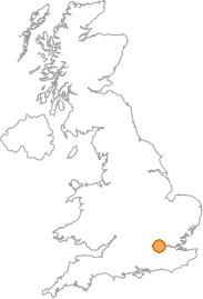 map showing location of Perivale, Greater London