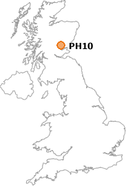 map showing location of PH10