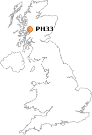 map showing location of PH33