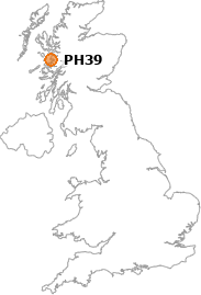 map showing location of PH39