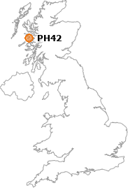 map showing location of PH42