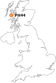 map showing location of PH44