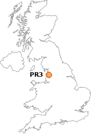 map showing location of PR3
