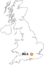 map showing location of RG1