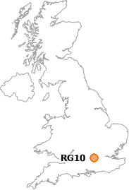 map showing location of RG10