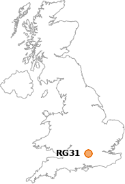 map showing location of RG31