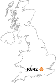 map showing location of RG42