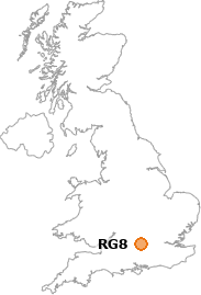 map showing location of RG8