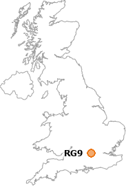 map showing location of RG9