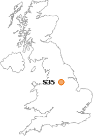 map showing location of S35