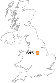 map showing location of S45