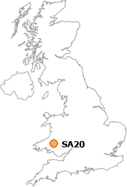 map showing location of SA20