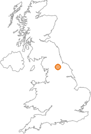 map showing location of Scotton, North Yorkshire