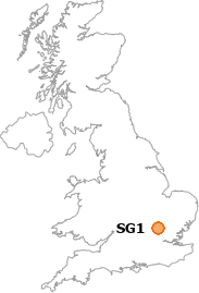 map showing location of SG1