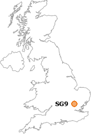map showing location of SG9