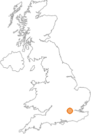 map showing location of Sipson, Greater London