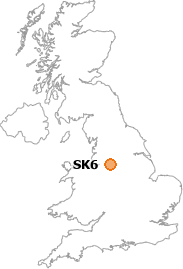 map showing location of SK6