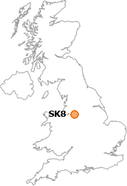 map showing location of SK8