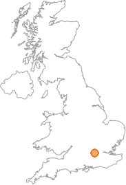 map showing location of Slough, Berkshire