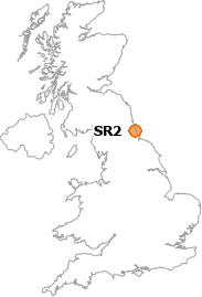 map showing location of SR2