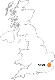 map showing location of SS4