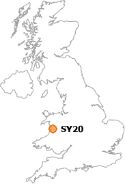 map showing location of SY20