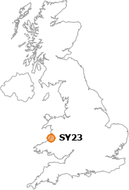 map showing location of SY23