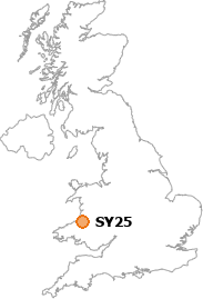 map showing location of SY25