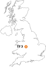 map showing location of TF3